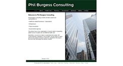 Desktop Screenshot of philburgessconsulting.com